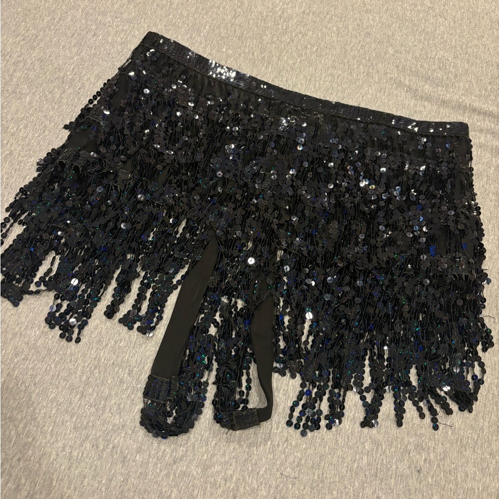 Sequin Wrap Skirt - Picture 3 of 3